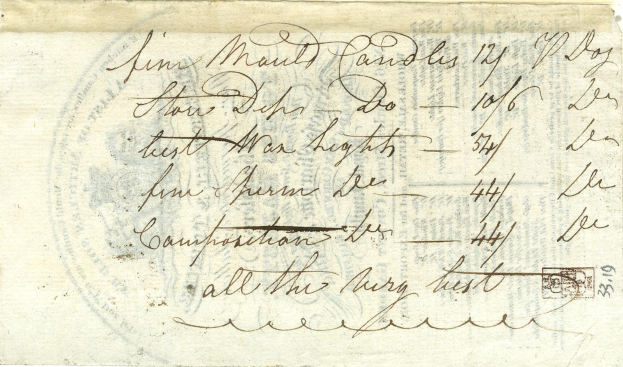 Alte Postkarte mit handgeschriebener Nachricht, adressiert an die Vereinigten Staaten, mit einer Briefmarke und dem Text "United States Postal Service".