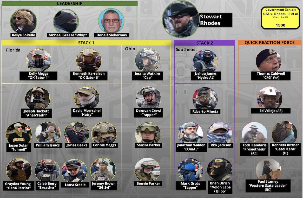 Ein Computerbildschirm zeigt eine Gruppe von Menschen in bunten Kleidern und Helmen an, wobei der Text "GTA 5 Quick Reaction Force" zu sehen ist.