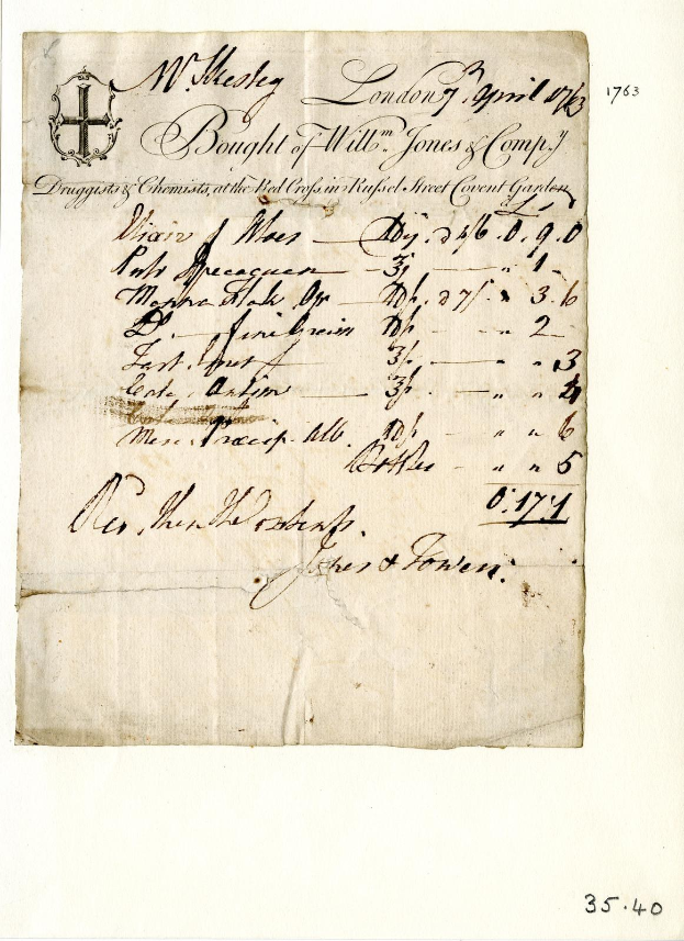 Altes, gelbliches juristisches Dokument mit ordentlicher Handschrift, das den Vertrag über den Verkauf von Testamentsvollmachten und Jones' detailliert.