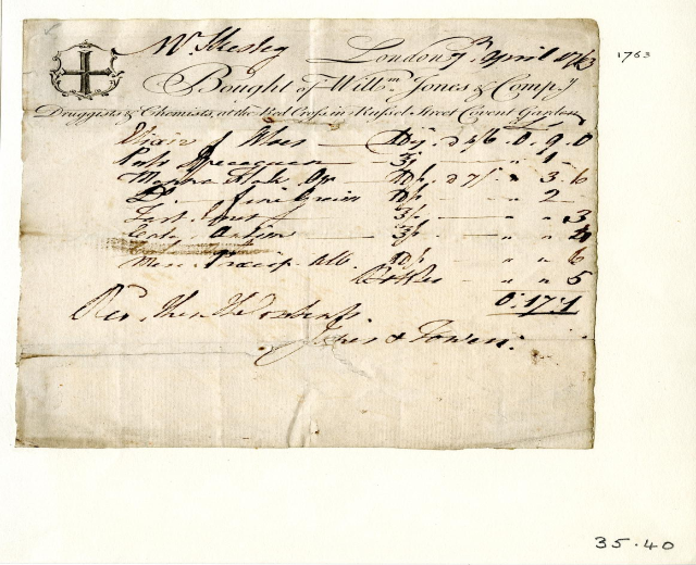 Altes, gelbliches juristisches Dokument mit ordentlicher Handschrift, das den Vertrag über den Verkauf von Testamentsvollmachten und Jones' detailliert.